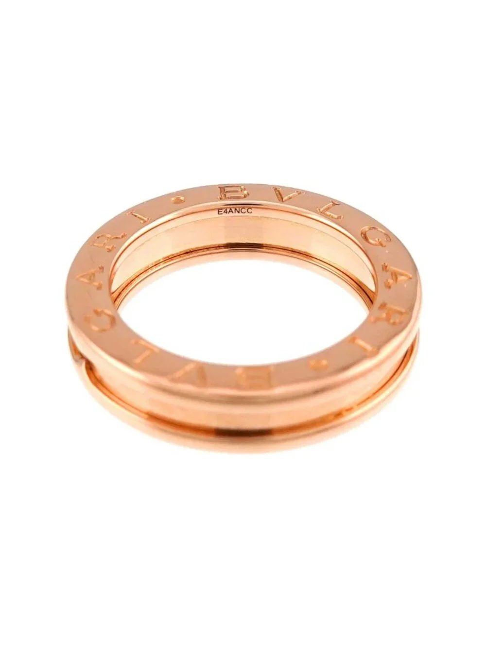 Bvlgari Band 48 Ring 18K Pink Gold